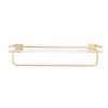 Bathroom Wall Shelf Space Aluminum and Acrylic Rustproof Punch Free