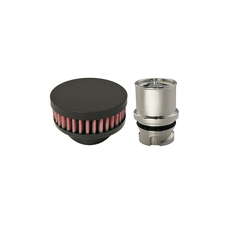 CFM Performance Baffled Billet Valve Cover Breather compatible with 2011-2015