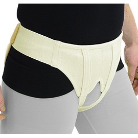 ITA-MED Deluxe Hernia Support Brace Double Sided with Removable Inserts: HS-484, X-Large