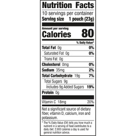 Mickey & Friends Fruit Flavored Snacks, Treat Pouches, Gluten Free, 10 ct (Pack of 8)