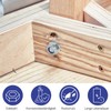 Pack of 180 Locking Nuts Assortment Set, M3 M4 M5