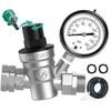 Morvat Premium Lead-Free Brass RV Water Pressure Regulator Adjustable Valve