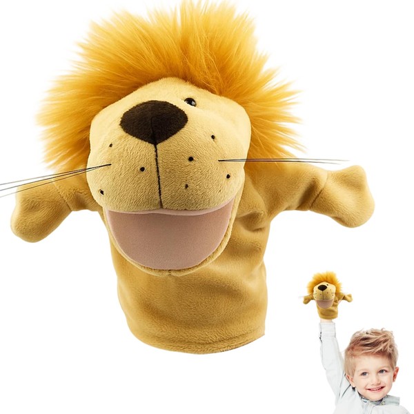 Hand Puppets for Kids, Lion Hand Puppet for Interactive Storytelling