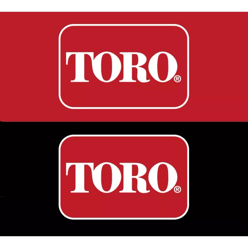 Aftermarket TORO Logo Premium Vinyl Decal for Zero Turn &