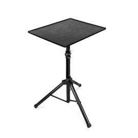 ProMaster Adjustable Tripod Projector Stand - Height Adjustable Projector Floor Stand for Outside Use, Laptop Tripod Mount, Portable Projector Stand Table, DJ Equipment Stand - Black