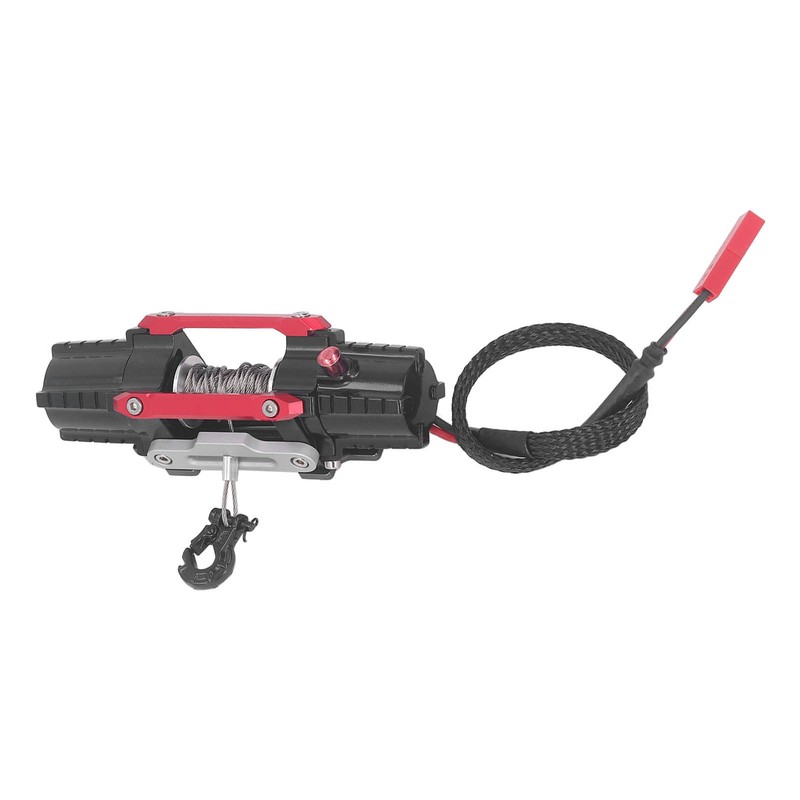 RC Winch Aluminum Alloy Electric Dual Motor Simulated Winch for