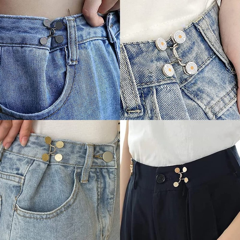 YFFSFDC [Waist Adjustment Button 1.1 inch (27 mm) 3 Set]