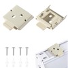 Lihopefe Universal Replacement for Roller Shade Metal Mounting Brackets Roller
