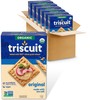 Triscuit Organic Original Whole Grain Wheat Crackers, Organic Crackers, Vegan