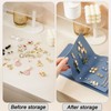 LAKE OF FIRE Earring Holder Organizer with Foldable Book Design