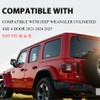 Floor Mats TPE Cargo Liners Compatible with Jeep Wrangler Unlimited