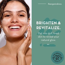 The Organic Skin Co. Sérum Facial Con Vitamina C Para Una Piel Radiante (Paquete De 2), Rejuvenecedor E Iluminador Con Vitamina C Y Aceites Faciales Orgánicos Hidratantes, Antiedad, Vegano,