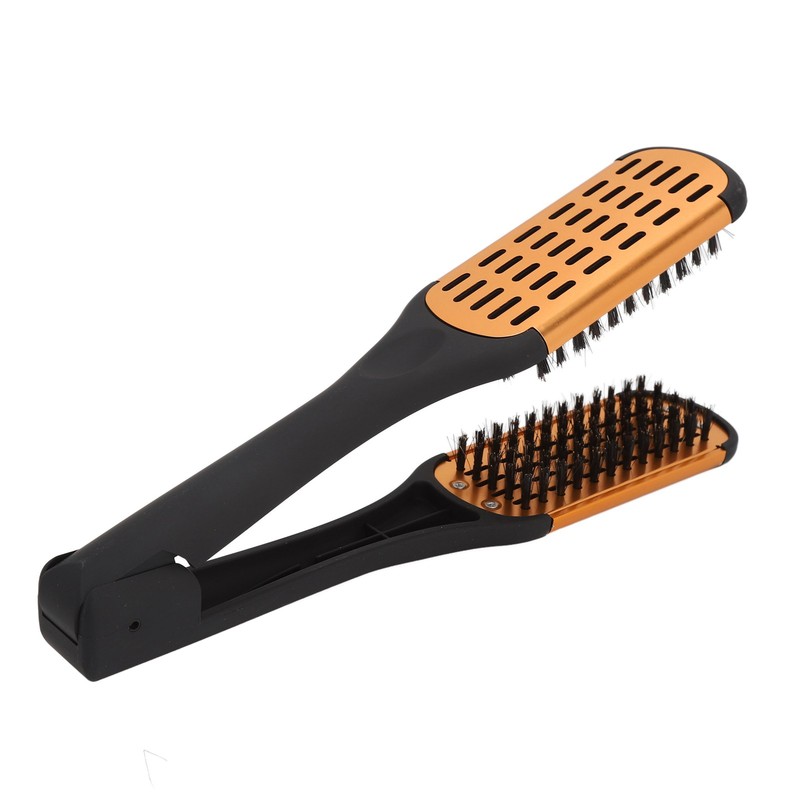 Clamp Hair Brush Spring Elasticity Softness Beard Breathability Double Sided