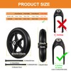 2 Pcs 8 Inch Solid Replacement Wheels - Environmentally Friendly