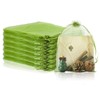 Mstar Packing 100PCS Premium Sheer Organza Bags, Green Wedding Favor