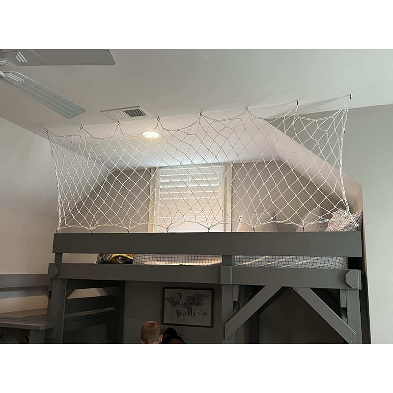 Boat or Railing Safety Netting for Lifeline, Bannister, Bunk Beds,