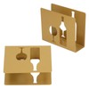 2pcs Stainless Steel Napkin Holder Freestanding Kitchen Restaurant Paper Napkin