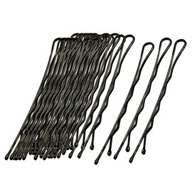 Mytoptrendz® 30 PCS Long Wavy Kirby Grip Clips Hair Grabber Bobby Hair Pins Slides for Girls and Women Hair Style (Black)