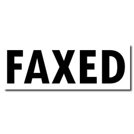 Acorn Sales - Faxed Rubber Stamp