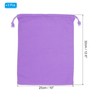 PATIKIL Reusable Drawstring Bags, 10x12.6 Inch 3 Pack Multipurpose Cotton