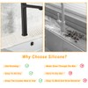 Sink Faucet Mat with Slope for Self Draining Silicone Sink
