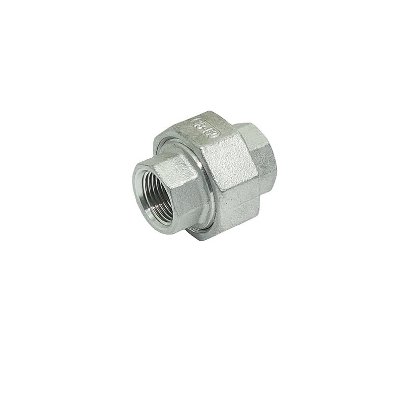 CDQBWKJGFJ 1 Piece Cast Pipe Fittings Threaded Union - 3/8"