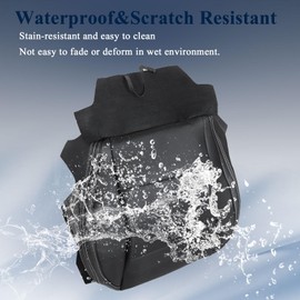 NLQR Front Driver Bottom Seat Cover Replacement Perforated Microfiber Leather Black for Subaru Outback 2015 2016 2017 2018 2019