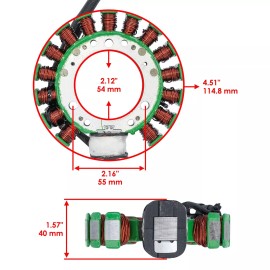 For Yamaha New Stator for Yamaha Atv Big Bear 350 YFM350 1997-1999 Magneto