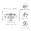 Miscarriage 1nfant Loss Ring - 925 Sterling Silver Mommy of