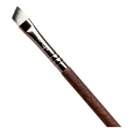Brocha Ceja Angular MF Cosmetics 1722 Para Maquillaje Ojos Mango Madera