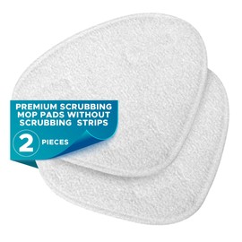 Steam & Go - Premium Steam Mop Pads, Microfiber Floor Steamer and Carpet Steamer Pads, Durable Steam Mops For Floor Cleaning, Wipes Spills and Stains, Washable and Reusable, 2 Pieces