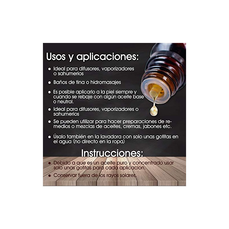 VIDA SCENTS OLEOS Aceite Esencial de Bergamota 10 ML 100%