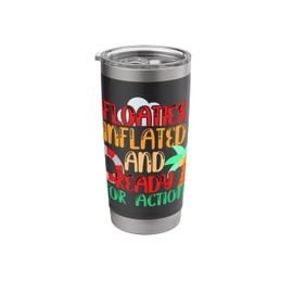 FLOATIES INFLATED AND READY FOR ACTION Stainless Steel Insulated Tumbler
