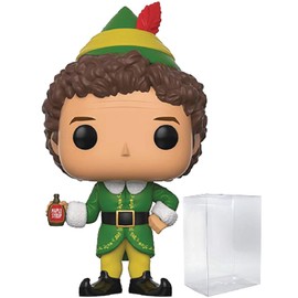 Funko POP Elf The Movie - Buddy The Elf Pop! Vinyl Figure (Bundled with Compatible Pop Box Protector Case) Multicolor 3.75 inches