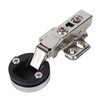 BAOK Silent Glass Door Hinge for Cabinet (Straight Arm, Full