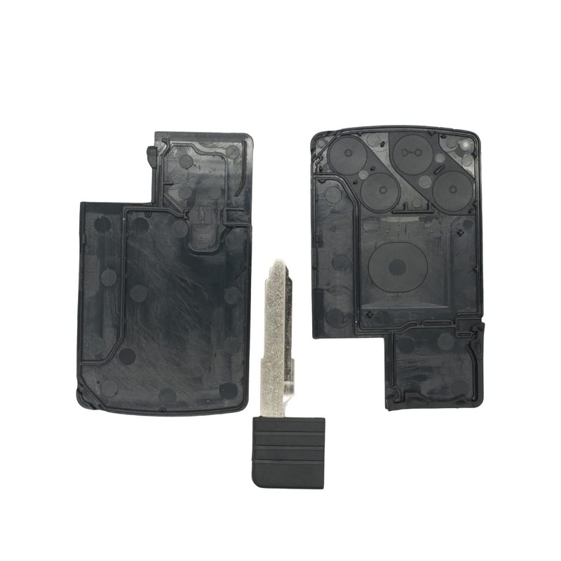 BROVACS Replacement Key Shell + Uncut Blank Emergency Key Compatible