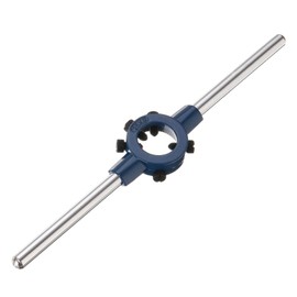 QUARKZMAN Die Holder Thread Cutter Round Cutting Die 25 mm (0.98 Inch) Adjustable Thread Die Grip Holder for Bolt Thread Repair Rod Tools