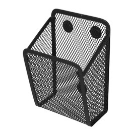 DOITOOL Magnetic Iron Pen Holder for Desk and Refrigerator Wall Mounted Metal Organizer Basket for Home and Office Storage Space Saving Pencil and Accessory Holder Compatible with Fridge