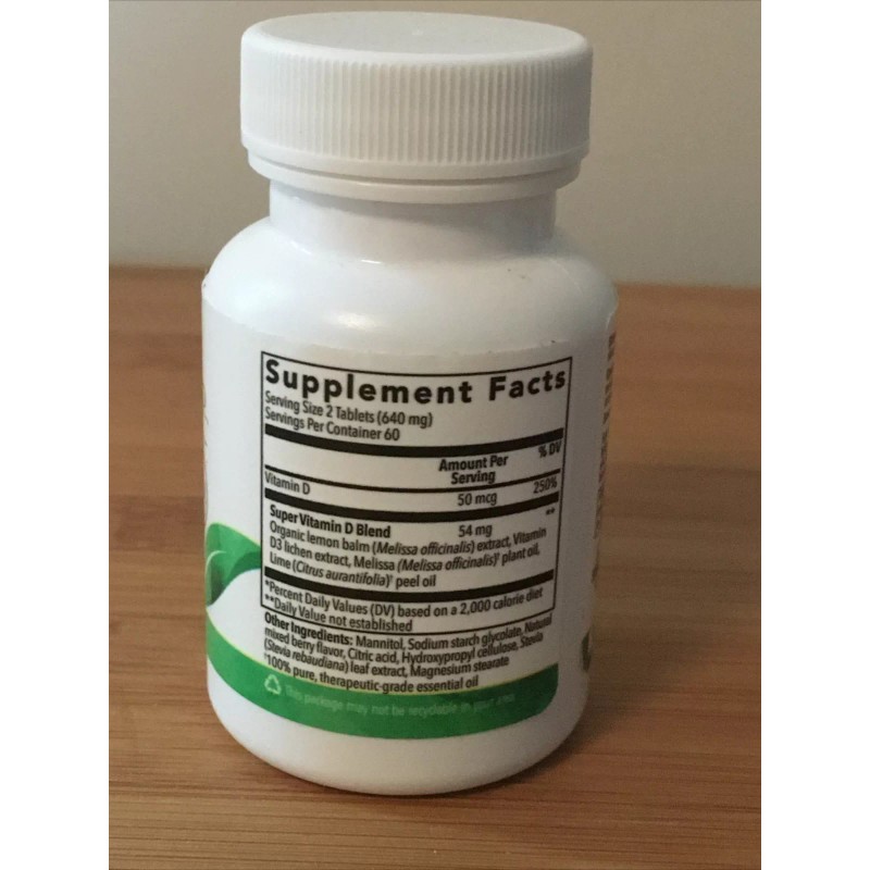 Nutrition Young Living Factory Sealed Super Vitamin D 120 tablets