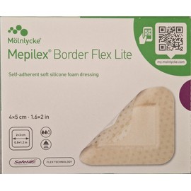 M?lnlycke Mepilex Border Flex Lite, 4 x 5 cm, 10-st1ck