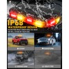 HLauto 700A Rooftop Emergency Strobe Lights Bar, 72 LED Amber