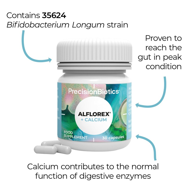 PrecisionBiotics Alflorex + Calcium 12 Week Plan - Daily Gut