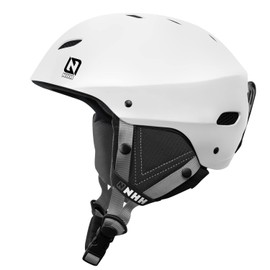 NHH Ski Helmet Snowboard Helmet - Snow Sports Helmet Goggles Compatible Removable Liner and Earpads for Men Women and Youth (White, S (19.3"-21.3"/49-54cm))