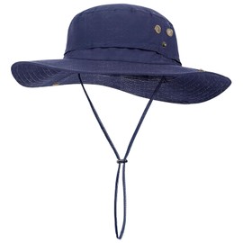 AYPOW XL XXL Sun Hats for Men, Large Size, Wide Brim, Lightweight & Breathable Summer UV Protection Fishing Hat, Waterproof & Quick Drying, Foldable Fishing Hat, Boonie, Safari Hats, Outdoor Hiking