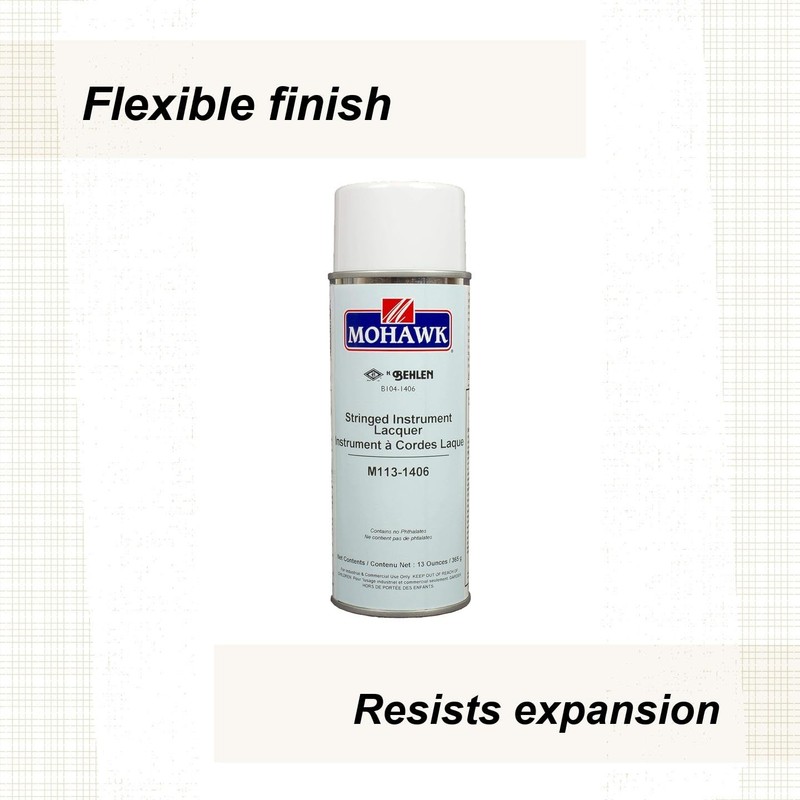 Mohawk Stringed Instrument Lacquer Aerosol, 13 Ounces