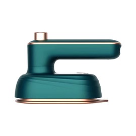 Steam Iron 38W Portable Handheld Steam Iron with 180° Rotatable Handle for Clothes Curtains Sheets