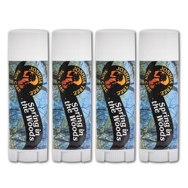 Joshua Tree Organic Lip Balm: 25 Flavor Varieties Made with Beeswax (4-pack, Spring in the Woods)