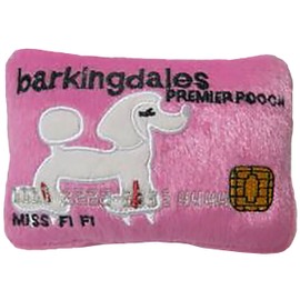 Dog Diggin Designs Credit Card Collection | Unique Squeaky Parody Plush Dog Toys – Don’t Leave Home Without It