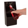 Beaumont Plastic TM Pub Bar Stand-Up/Wall Mounted Bottle Opener and Catcher, Black, 30cm x 15.2cm x 8.6cm