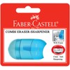 Faber-Castell Combi 1 Hole Sharpener and Eraser, (81-183692)